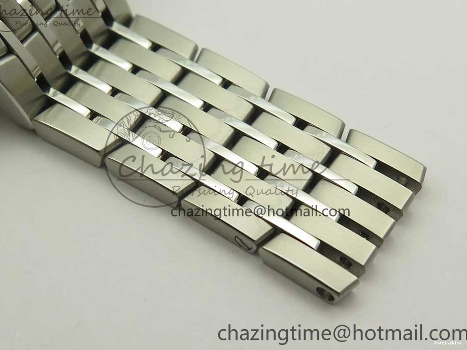 0315 De Ville Hour Vision 41mm SS VSF 1:1 Best Edition White Dial on SS Bracelet A8500 Super Clone Casual 7946